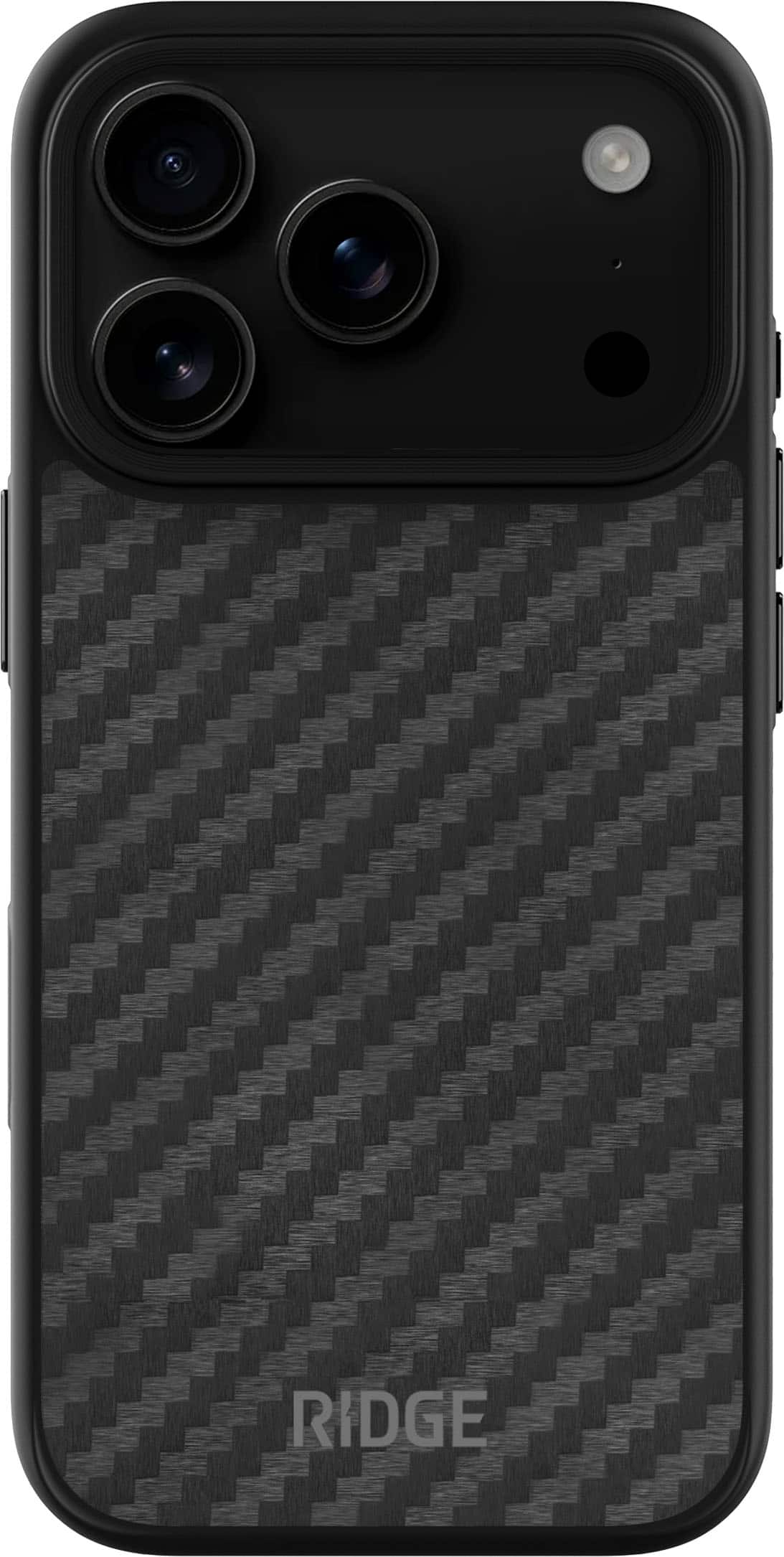 The Ridge Wallet - Apple iPhone 17 Pro Case - Carbon - Front_Zoom