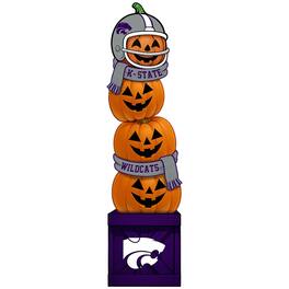 Fan Creations - Kansas State Wildcats 31" Stacked Pumpkin Leaner - Multicolor