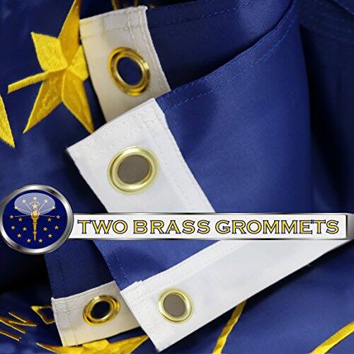 TWO BRASS GROMMETS