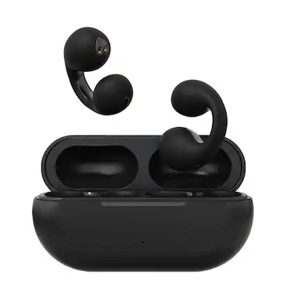 Front. Cluzine - Bone Conduction Bluetooth 5.3 Headphones – Wireless Open-Ear Sports Earbuds, Waterproof, Long Battery Life.