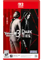 0D2 NINTENDO SWITCH.
- DARK YAKUZA 3 KIWAMI TM TIES
COTE RATING en PENDING ATTENTE
SEGA RP GAME-KEY CARD
Telechargement XX-GB necessaire. GB Full Voir game OU du download verso. jeu complet DiV (XX internet Go) via required. Internet See back CARTE CL DE JEU support.nintendo.com/switch2/gamekeycard
ESRB PIAN