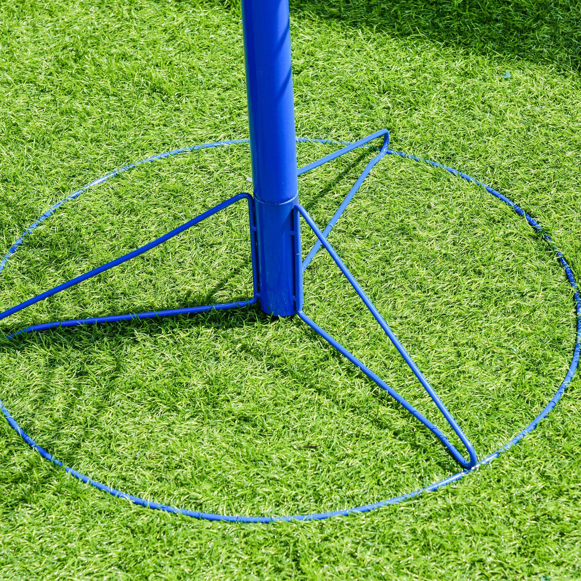 Alt View 8. Soozier - Disc Golf Basket Target with 24-Chain, Travel Bag - Dark Blue.