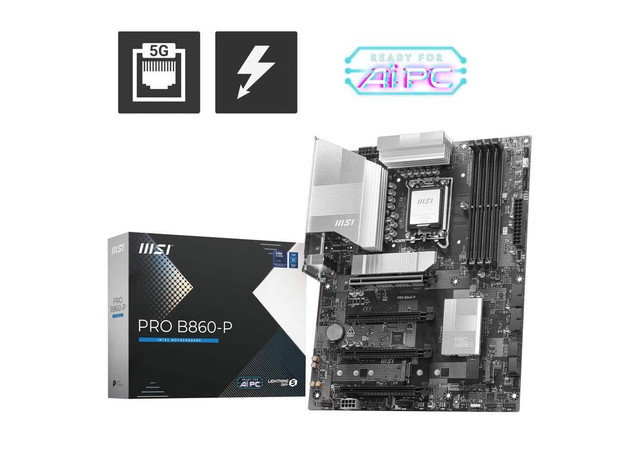 MSI - PRO B860-P WIFI Gaming Desktop Motherboard
