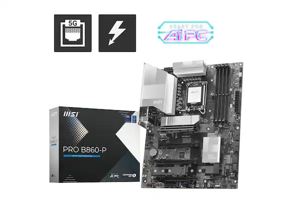5G READY FOR AI PC
MSI PRO B860-P
INTEL MOTHERBOARD
LIGHTNING 6
PRO SERIES