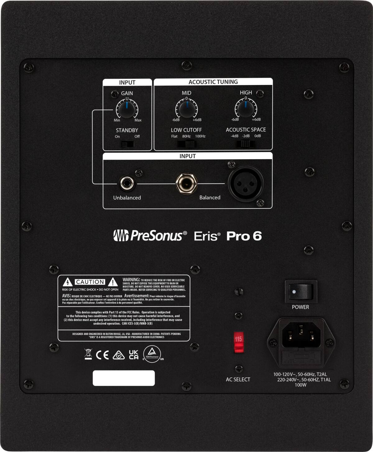 Alt View 11. PreSonus - PreSonus Studio Monitors ERIS PRO 6 - Black.