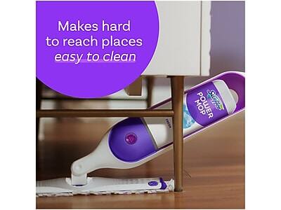 Makes hard to reach places easy to clean

Swiffer POURER
