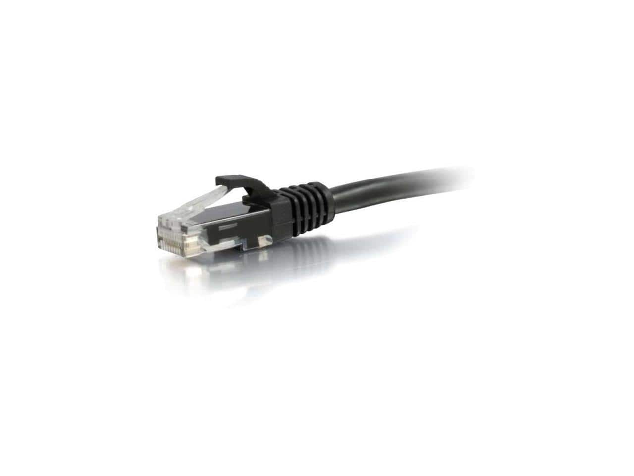 Cables to Go - C2G 00723 C2G 1FT CAT6A SNAGLESS UNSHIELDED (UTP) NETWORK PATCH ETHERNET CABLE - BLACK - 1