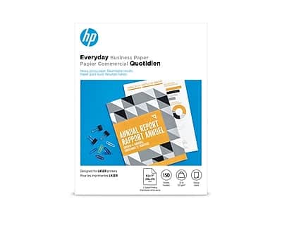 HP - Everyday Business Glossy Photo Paper, 8.5" x 11", 150 Sheets/Pack - White