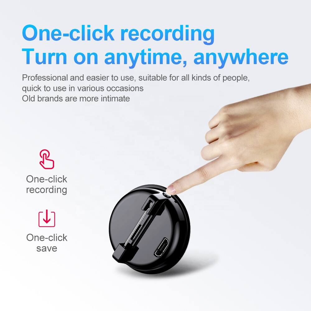 One-click recording  
Turn on anytime, anywhere  

Professional and easier to use, suitable for all kinds of people, quick to use in various occasions  
Old brands are more intimate  

One-click recording  
One-click save
