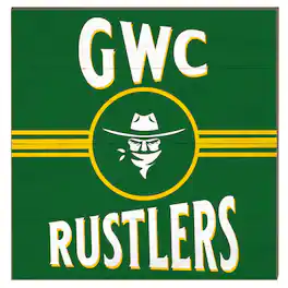 Jardine - Golden West College 10" x 10" Retro Team Sign - Green