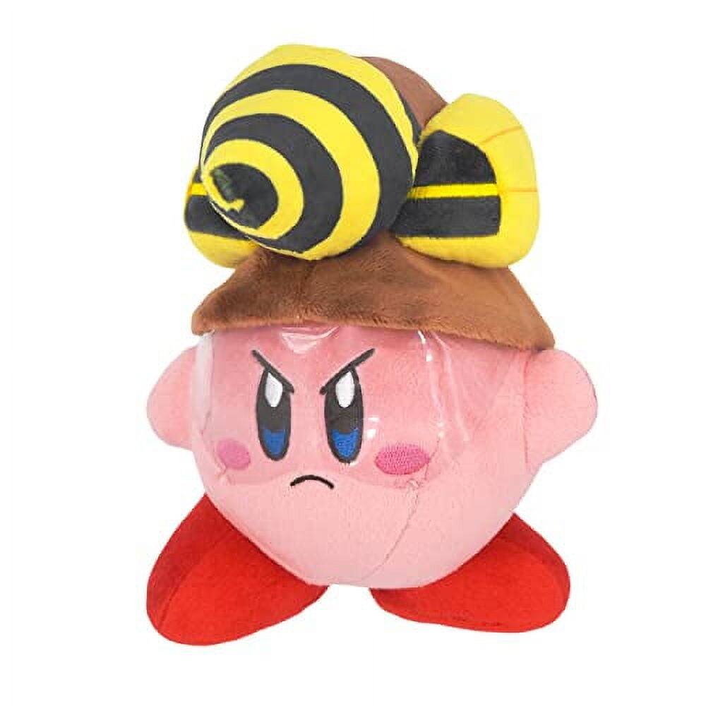 Alt View 5. Nintendo - Sanei Boeki KP64 Kirby All Star Collection Drill Kirby Plush Toy, Size S, Height 6.5 inches (16.5 cm).