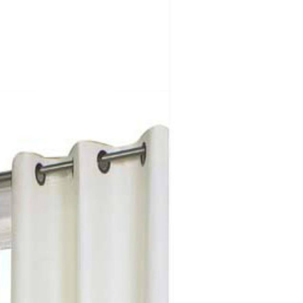 Angle. Commonwealth Home Fashions - Commonwealth Thermalogic Prelude Insulated Grommet Top Window Panel - 40x84" - Natural - Natural.