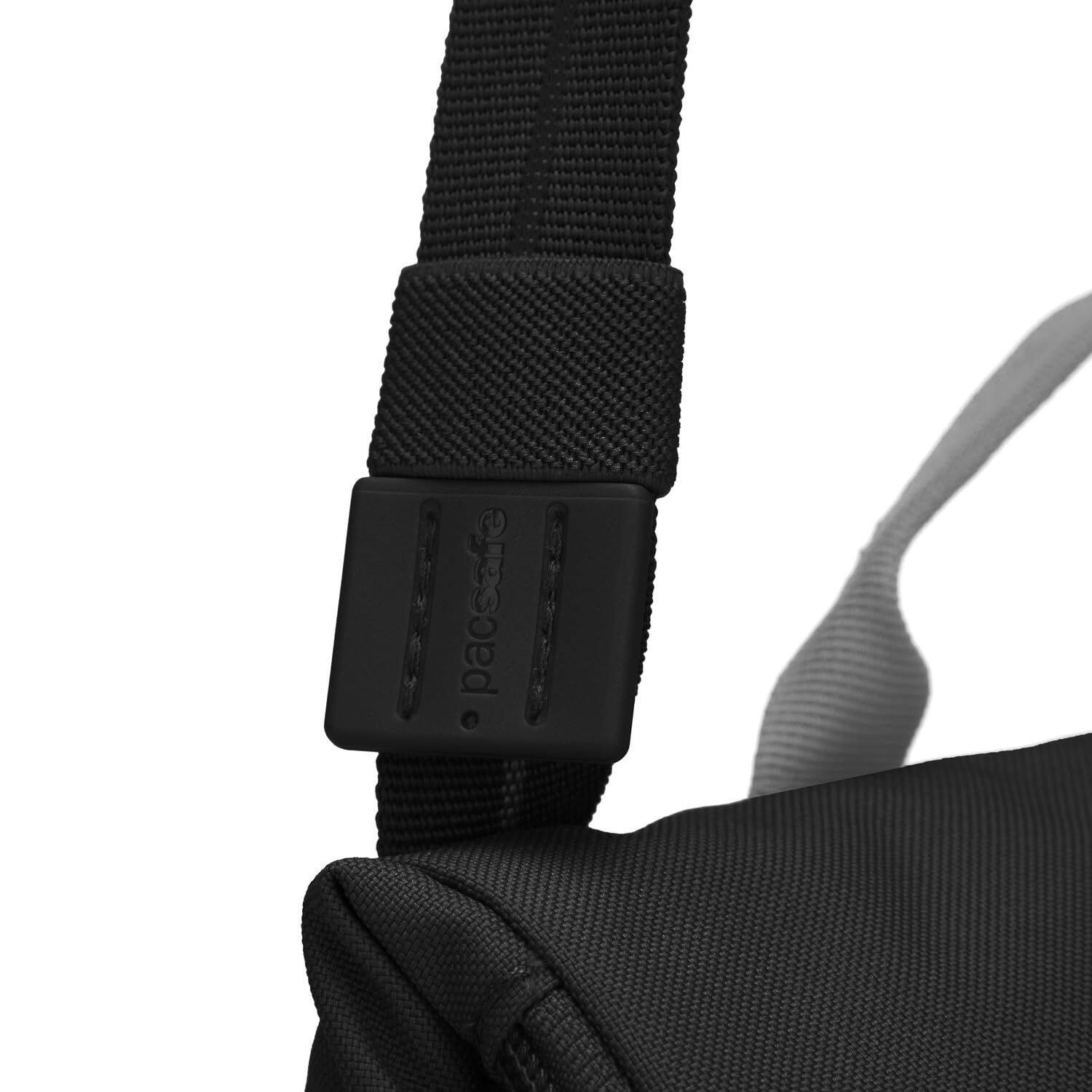 Alt View 5. Pacsafe - GO Saddle Crossbody - Jet Black.