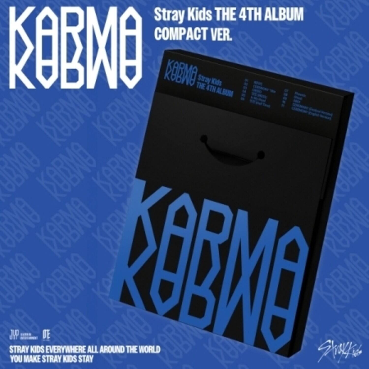 Stray Kids - Karma - Compact Version - incl. Envelope + 8pc Trading Card Set   - COMPACT DISCS [CD]