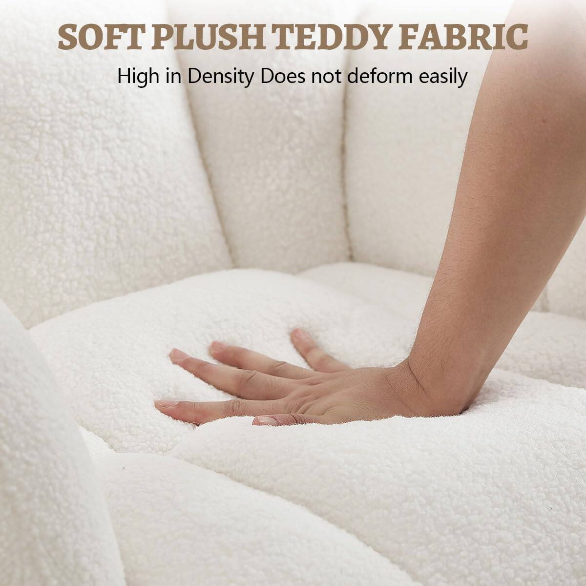 SOFT PLUSH TEDDY FABRIC  
High in Density Does not deform easily