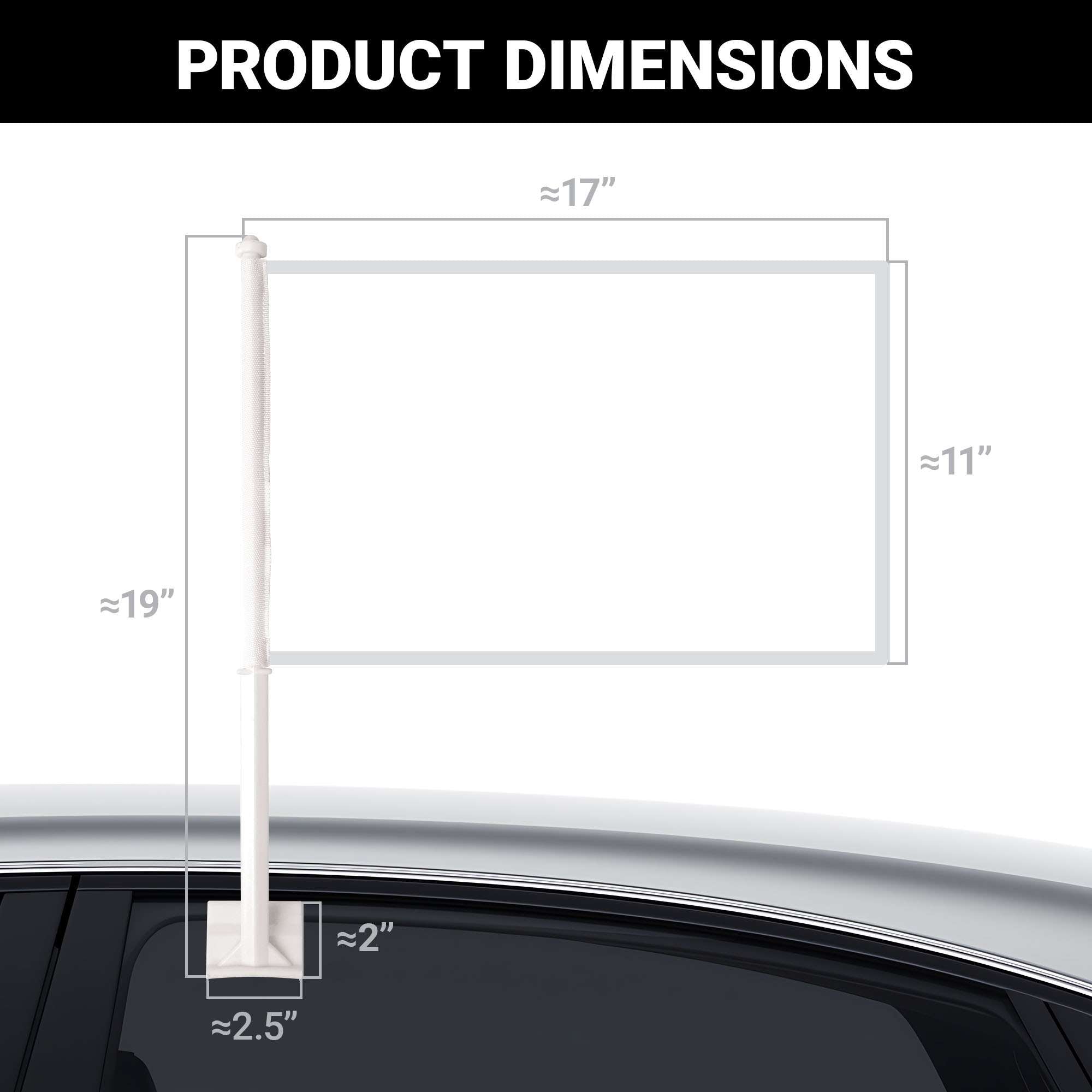 PRODUCT DIMENSIONS
17"
11"
19"
2"
2.5"