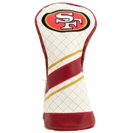 Team Golf - San Francisco 49ers Striped Quilted Driver Headcover - Multicolor
