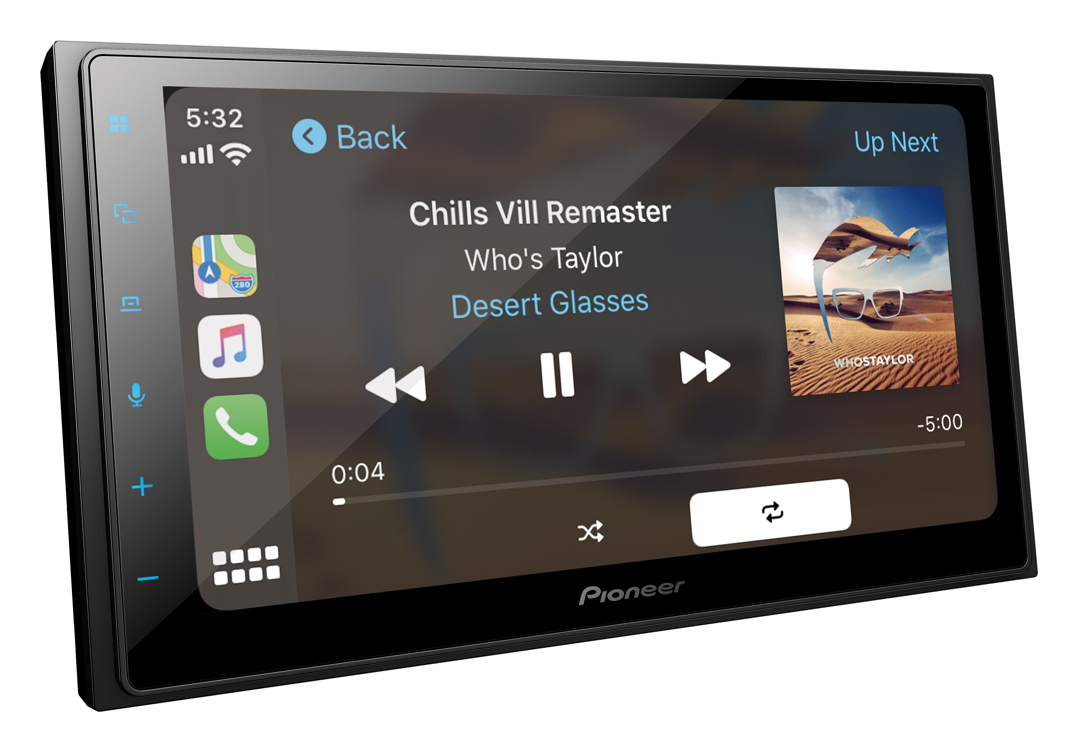 Alt View 20. Pioneer - 6.8" Android Auto and Apple CarPlay Bluetooth Digital Media (DM) Receiver - Black.