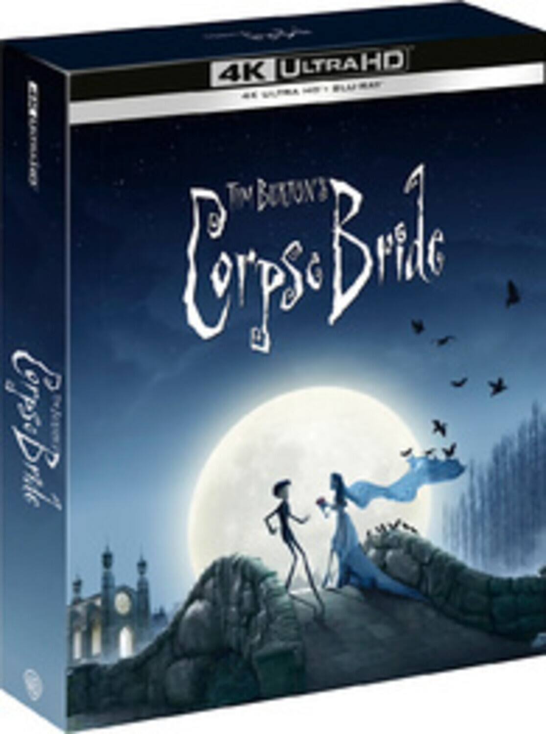 Front. Corpse Bride - Collector's Edition All-Region UHD Boxset with Poster (Steelbook)   - 4K Blu-Ray.