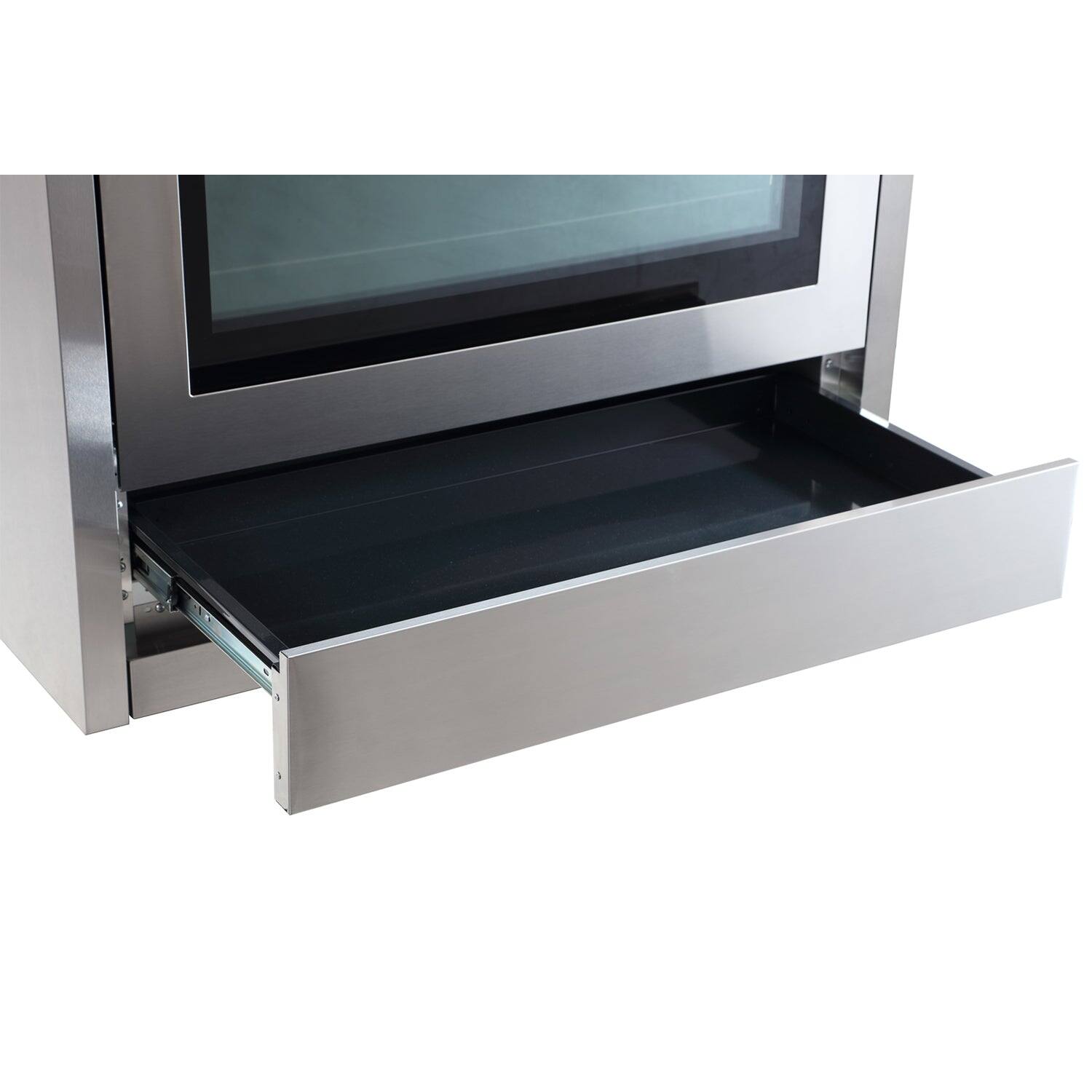 Alt View 3. Rangaire - Rangaire 36" Gas Range Convection Oven Freestanding Stainless Steel RRG361TS - Stainless steel.