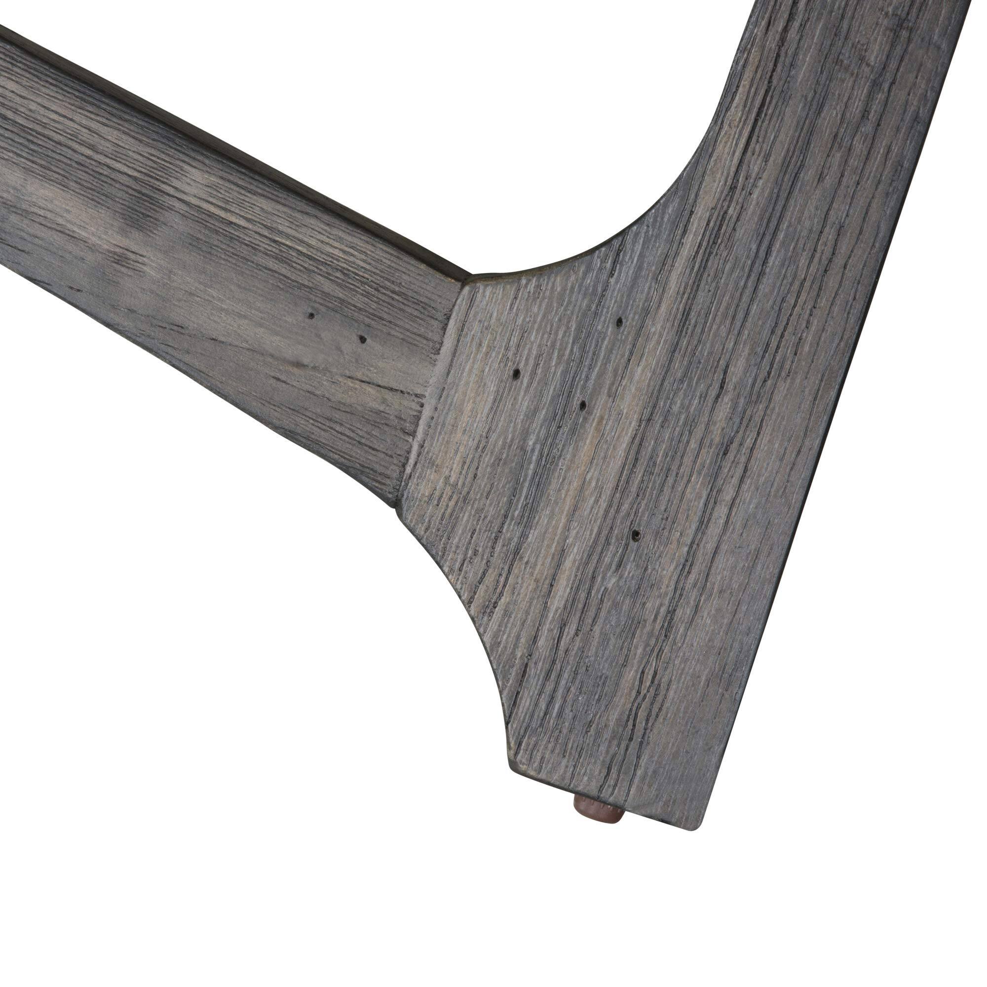 Alt View 3. Liberty Furniture Industries - Cascade Oval Cocktail Table in Wirebrush Rustic Brown - Brown.