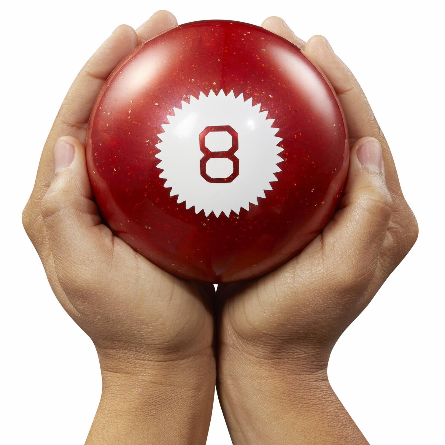 Alt View 2. Mattel - Mattel Games - Magic 8 Ball Ruby Red Mattel 80th Anniversary Edition   - Collectibles - Multicolor.