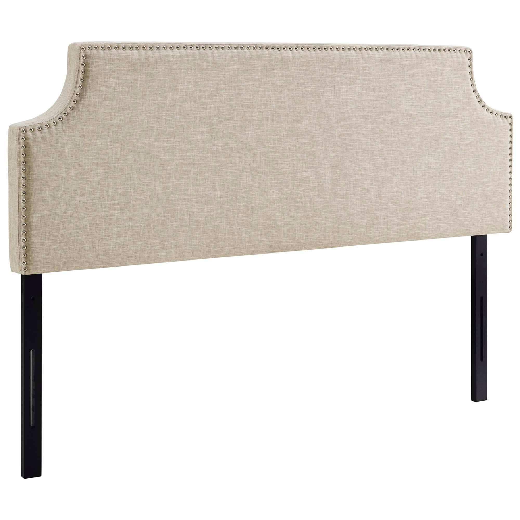 Alt View 1. Modway - Laura Upholstered Fabric Queen Headboard by Modway - Brown.