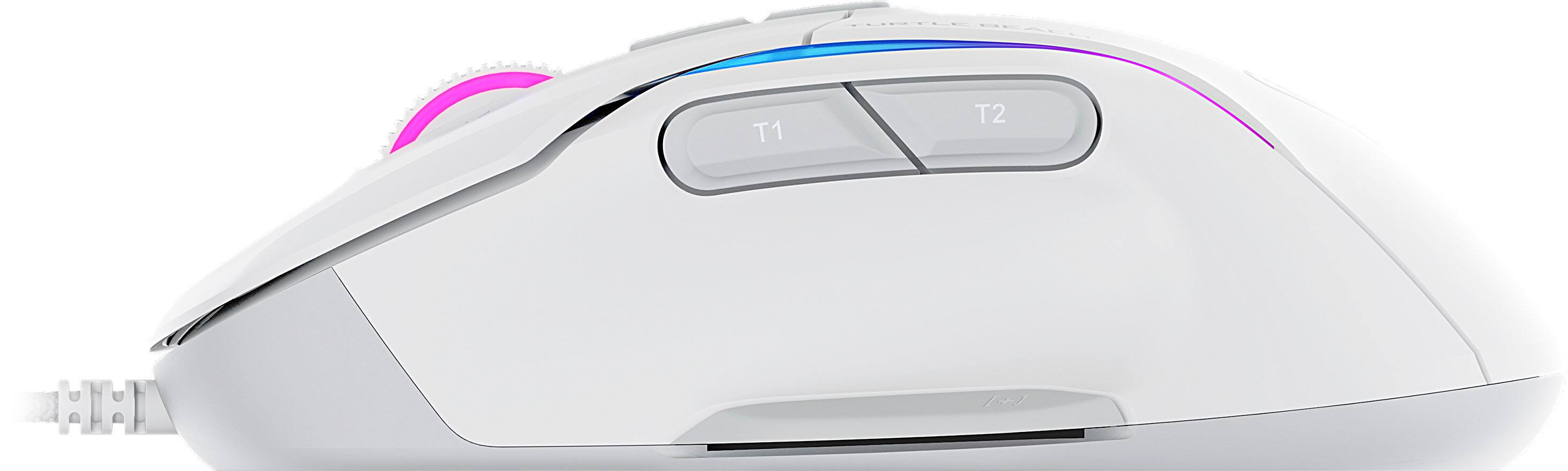 Alt View 20. Turtle Beach - Kone II Wired Optical Gaming Mouse with RGB Lighting - Arctic White.