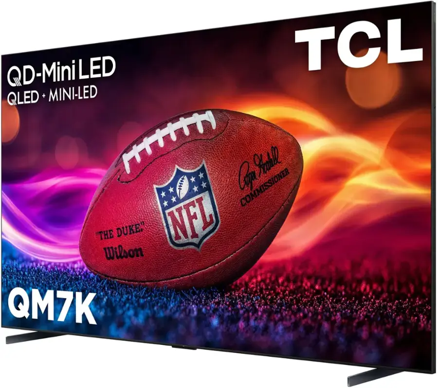 QD-Mini LED QLED + MINI-LED TCL "THE DUKE" NFL Wilson QM7K