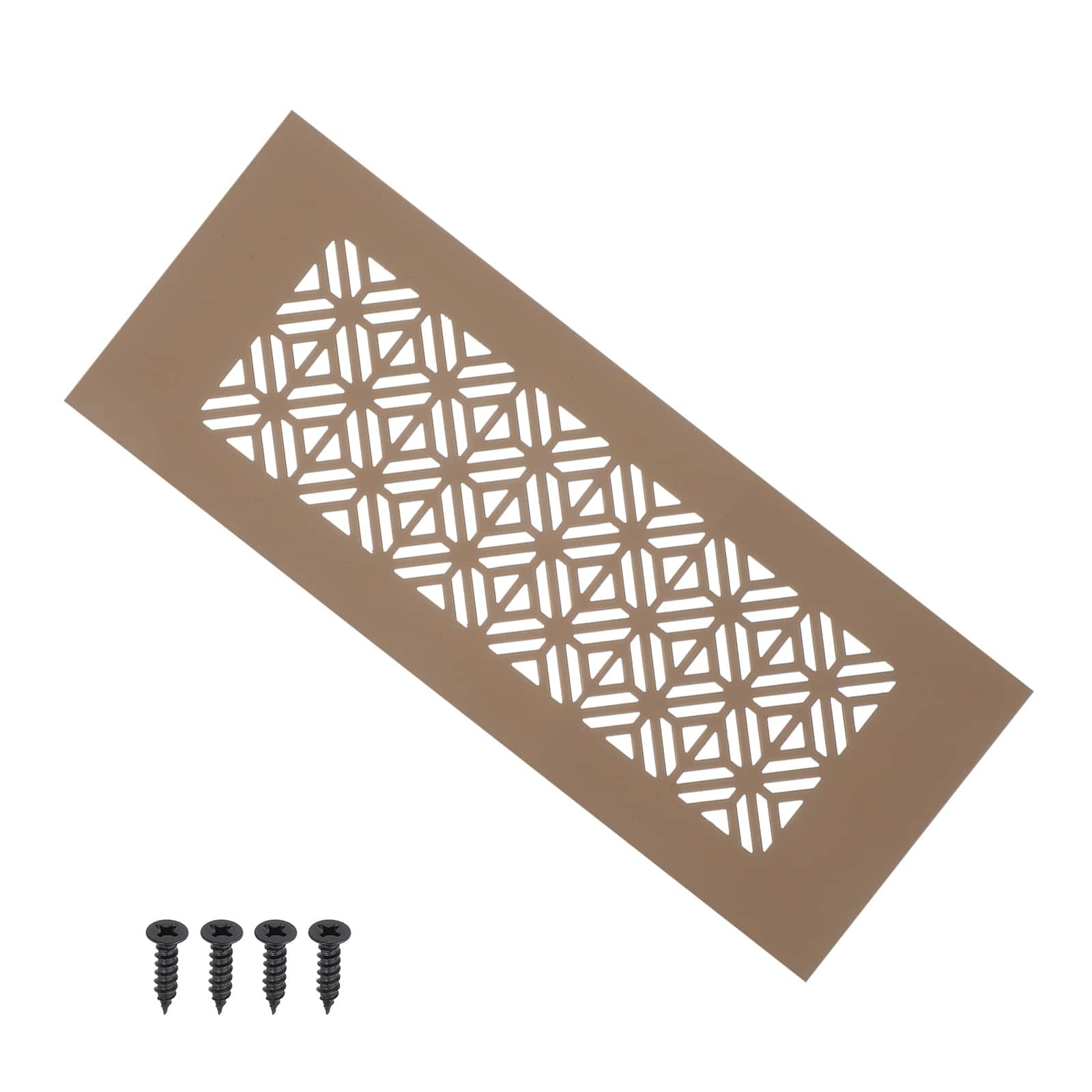 Photos - Garden Furniture Unique Bargains  8"x3" Door Air Vent Cover, Heavy Duty Aluminum Alloy Grille Louvered with Mounting Screws for Cabinet Ward 