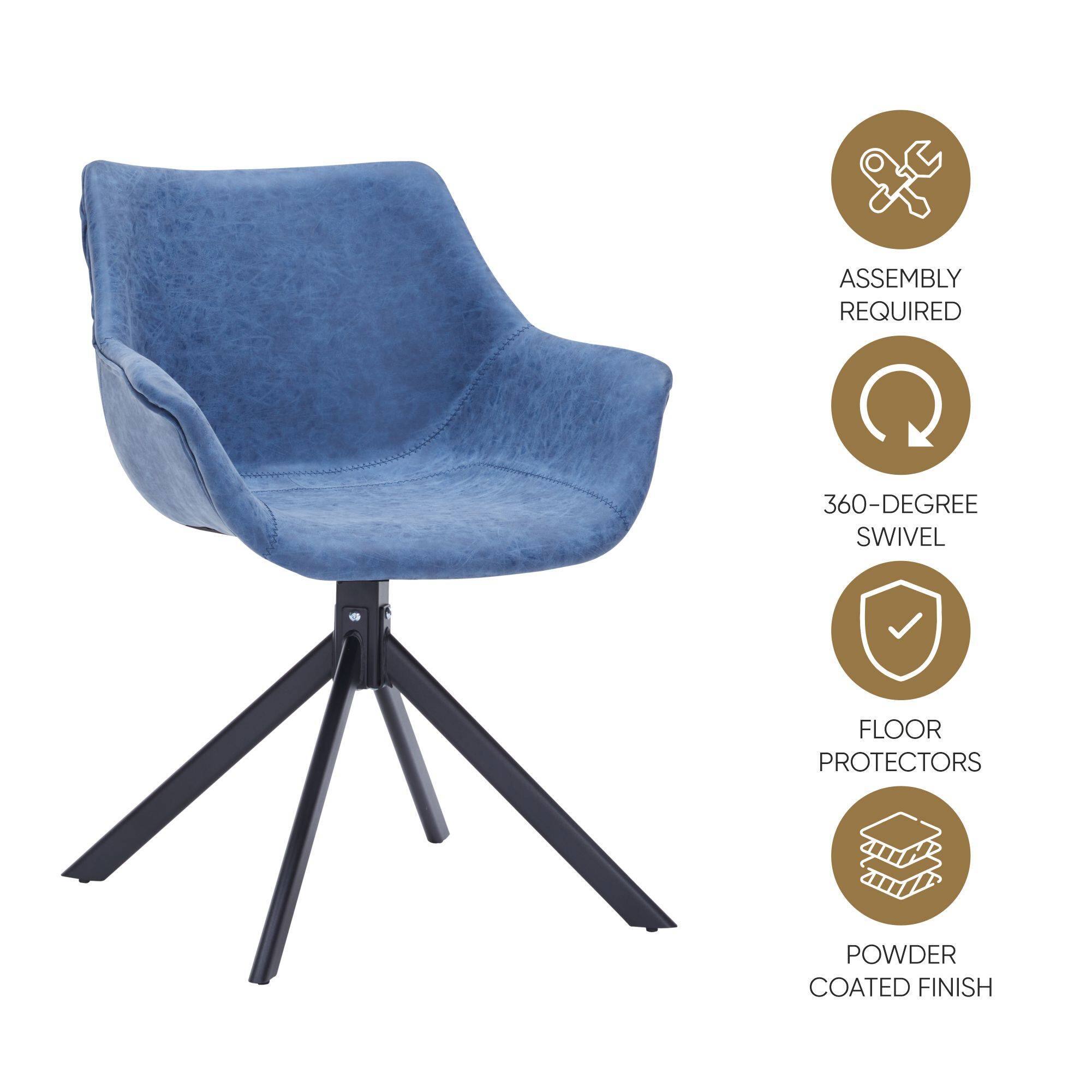ASSEMBLY REQUIRED  
360-DEGREE SWIVEL  
FLOOR PROTECTORS  
POWDER COATED FINISH