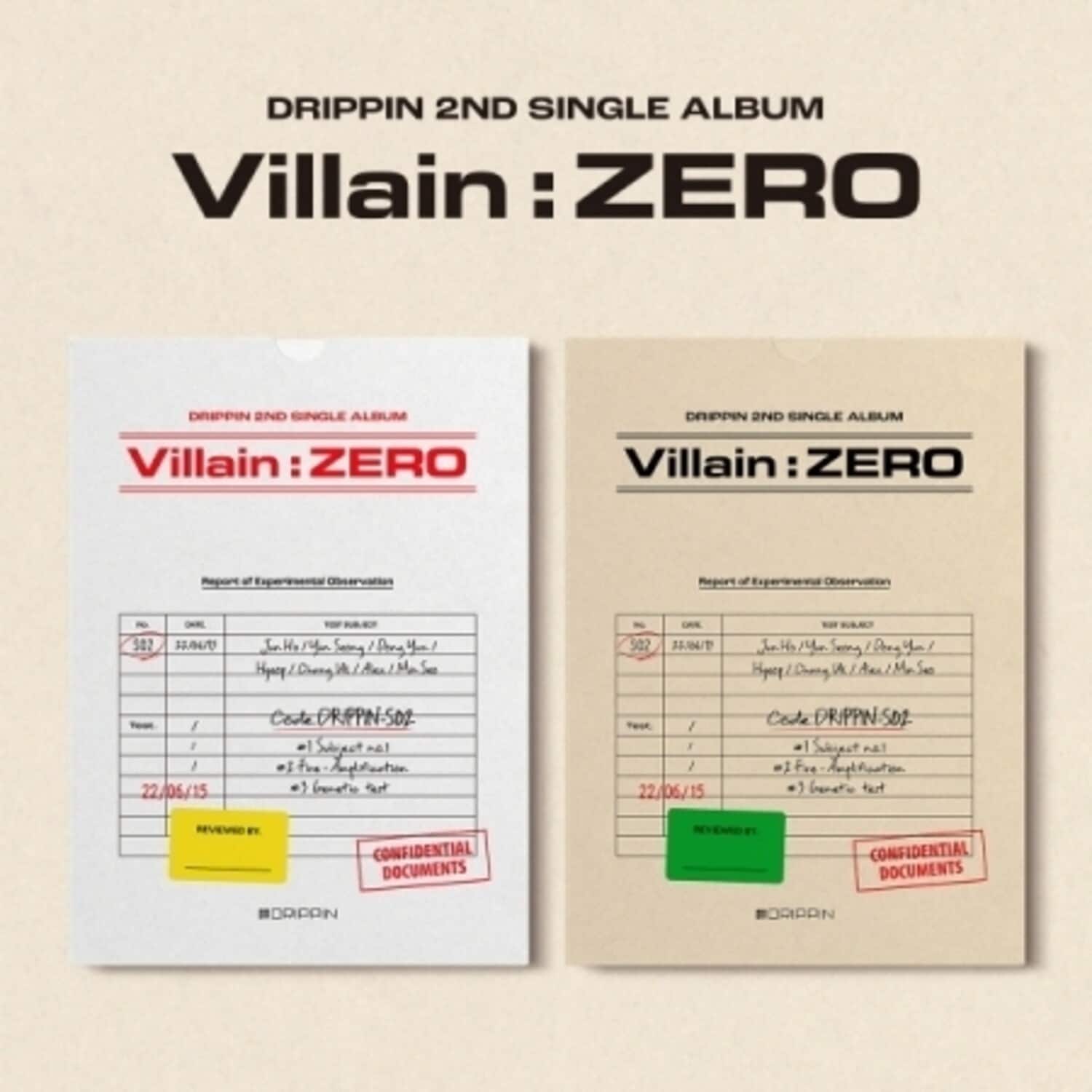 Drippin - Villain - Random Cover - incl. Photobook, Photo Card, Sticker, Bookmark + Profile  - COMPACT DISCS