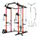 Front. Mikolo - Mikolo Power Rack Cage, 1500 lbs Weight Rack with Cable Crossover Machine, Multi-Function Squat Rack - Red.