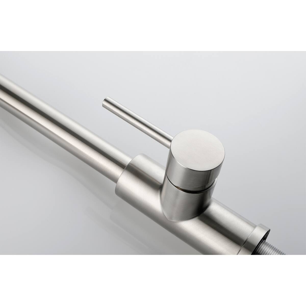 Alt View 2. Ropilly - Ropilly Single Handle Kitchen Sink Faucet with Pull Out Sprayer, Brushed Nickel Stainless Steel - Brushed Nickel.