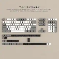 Widely Compatible
Suitable for most of the keyboard 60% / 65% / 75% / 80% / 96% / 100% (61/68/84/75/87/96/980/104/108) mechanical keyboards