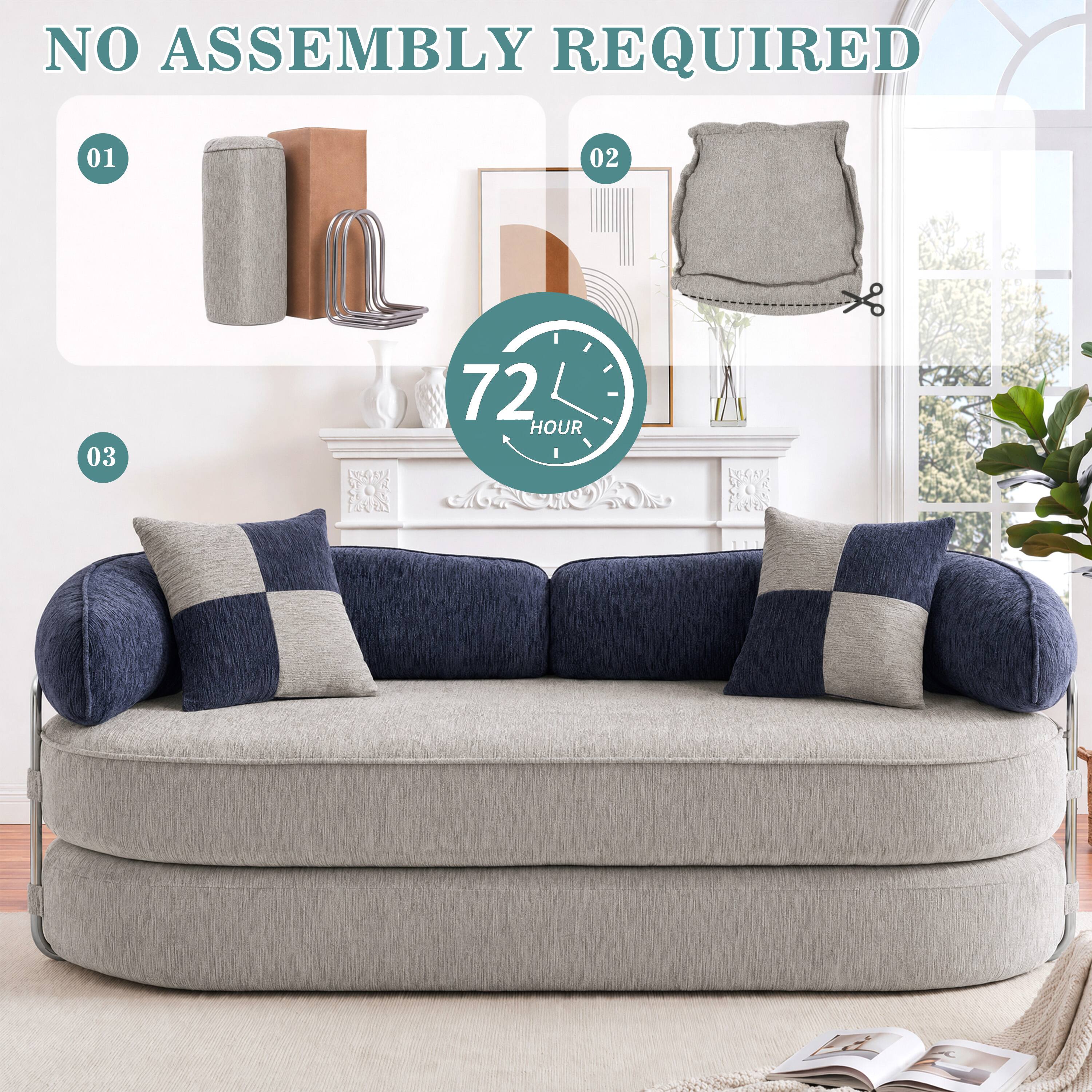 NO ASSEMBLY REQUIRED

01 02 03

72 HOUR