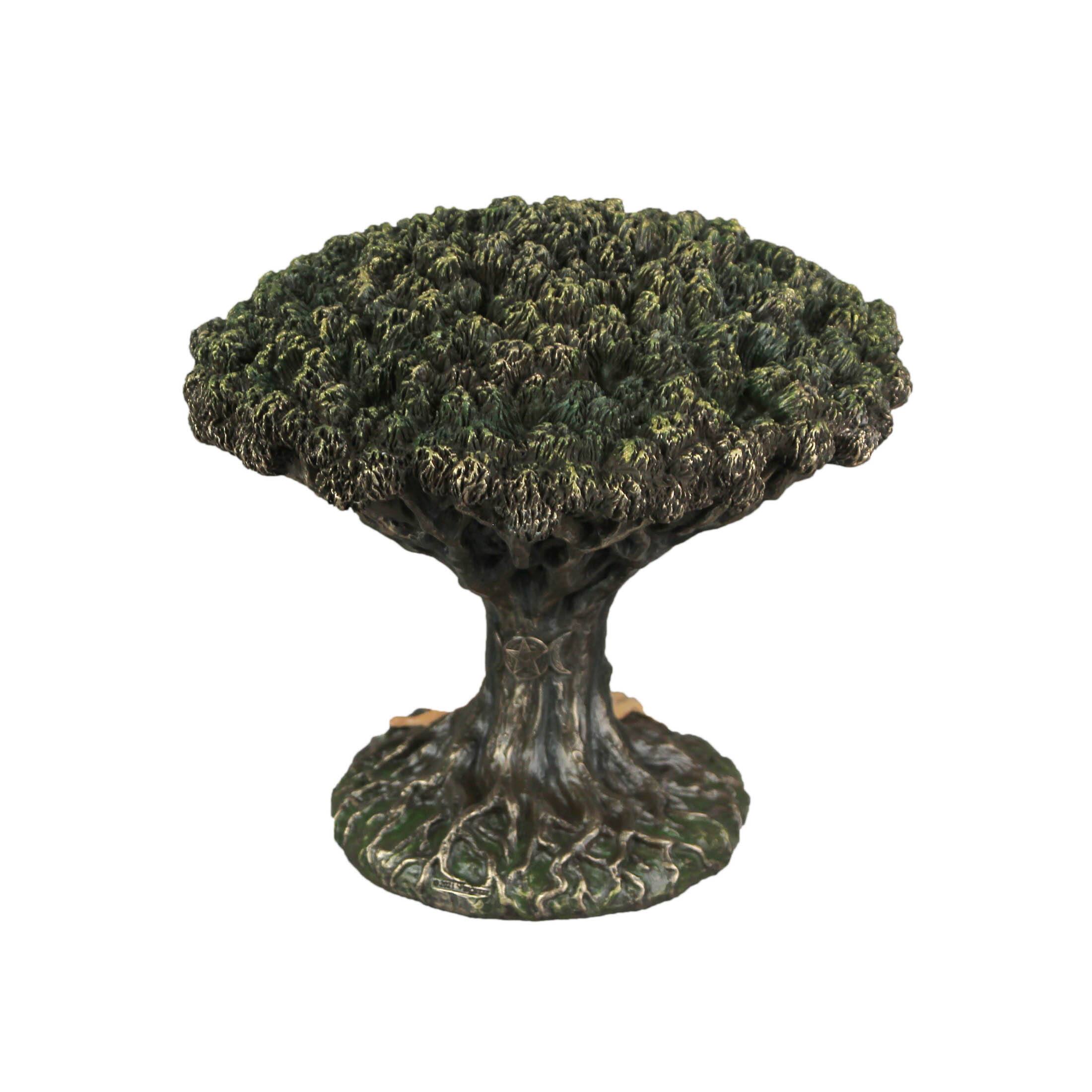 Alt View 2. Veronese Design - Hand Painted Tree of Life Origin of Man Statue 6.25 Inches High - Multicolored.