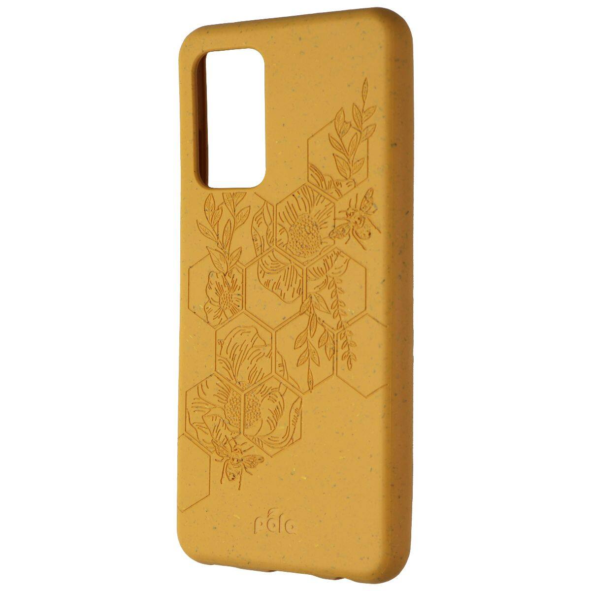 Front. Pela - Pela Classic Series Flexible Case for Samsung Galaxy A52 - Honey Hive (Yellow) - Yellow.