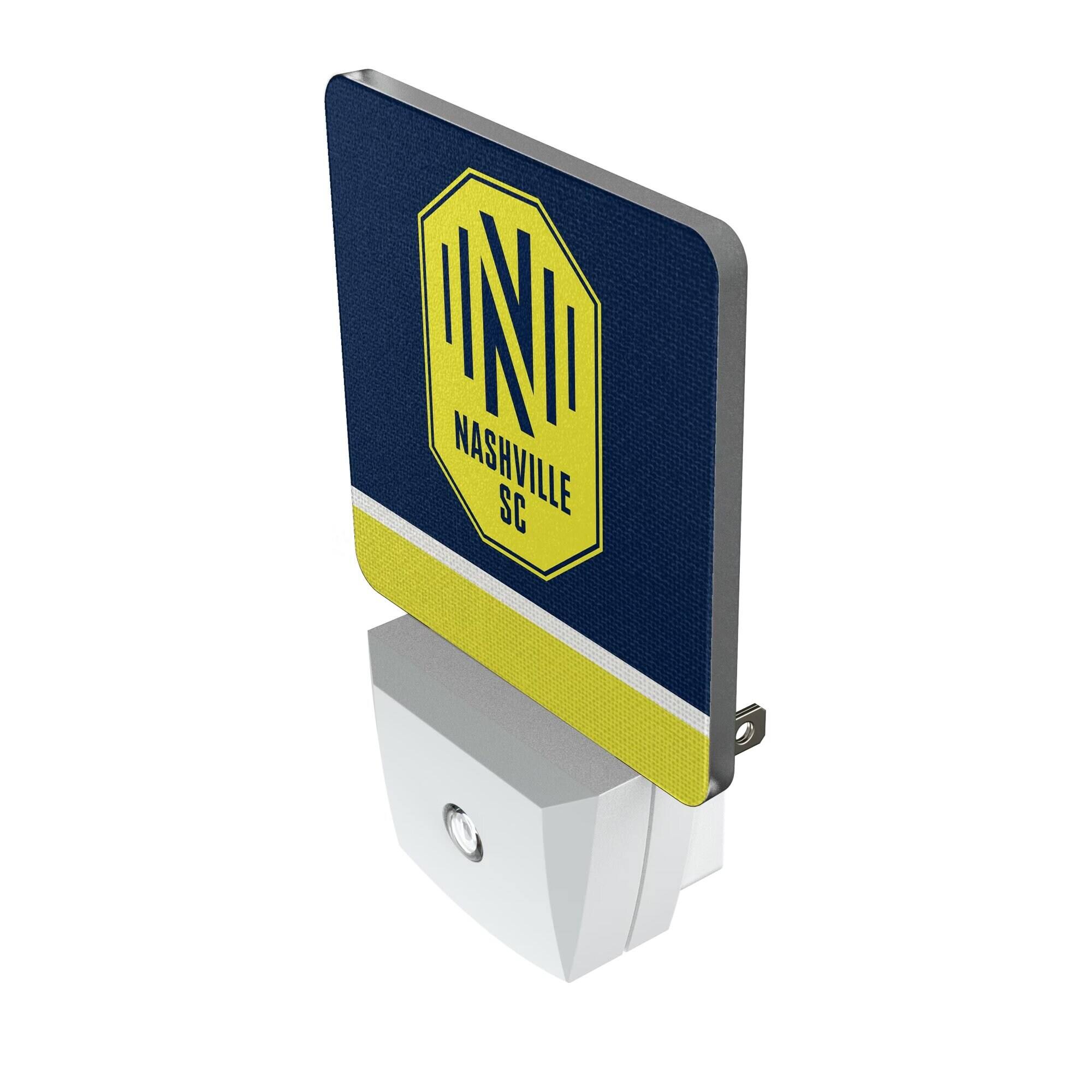 Alt View 1. Keyscaper - Nashville SC Team Stripe Nightlight 2-Pack - Multicolor.