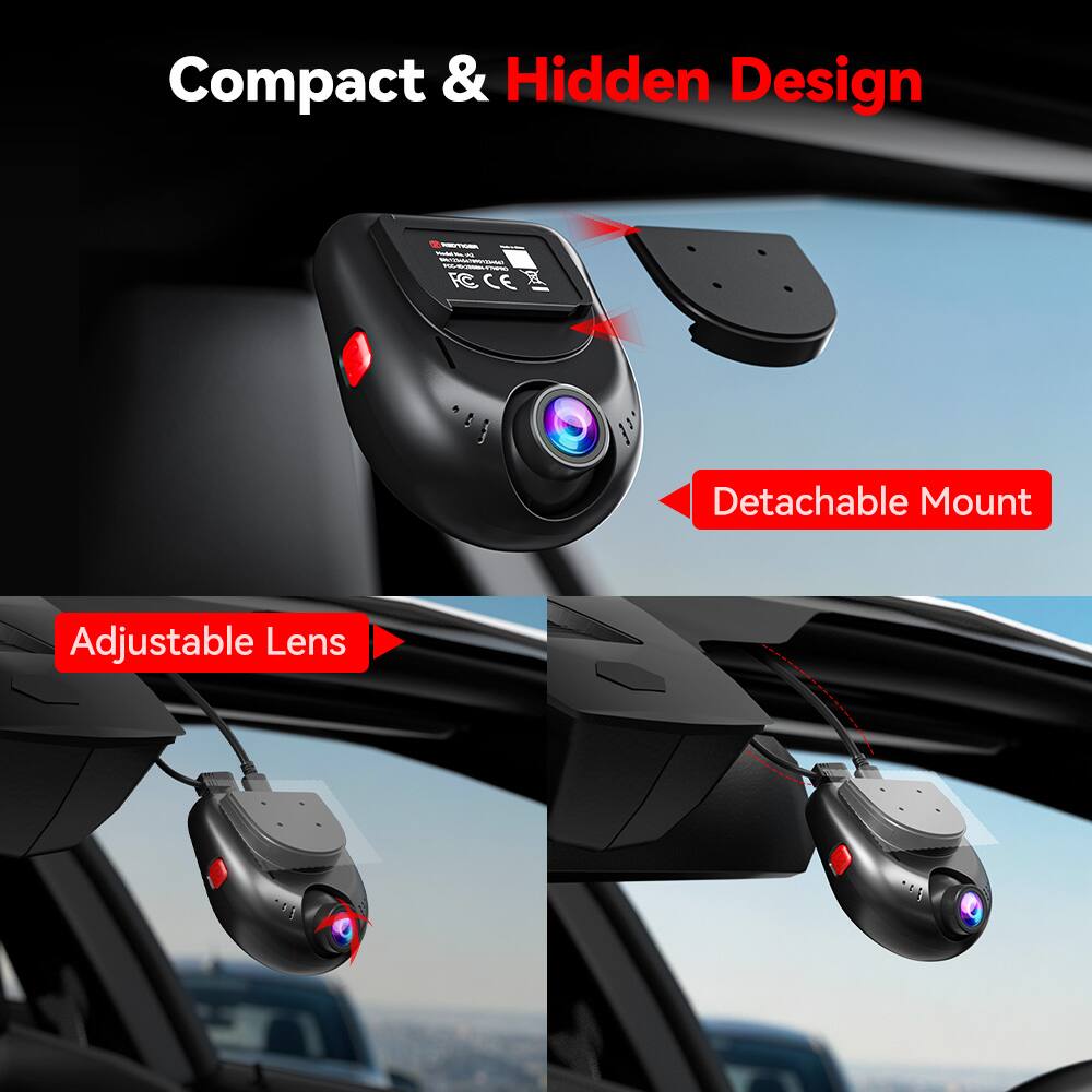 Compact & Hidden Design - FC CE X Detachable Mount Adjustable Lens