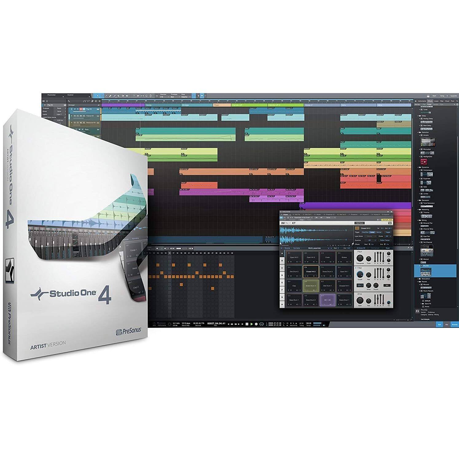 I suggest using PreSonus Studio One 4 Artist Version.