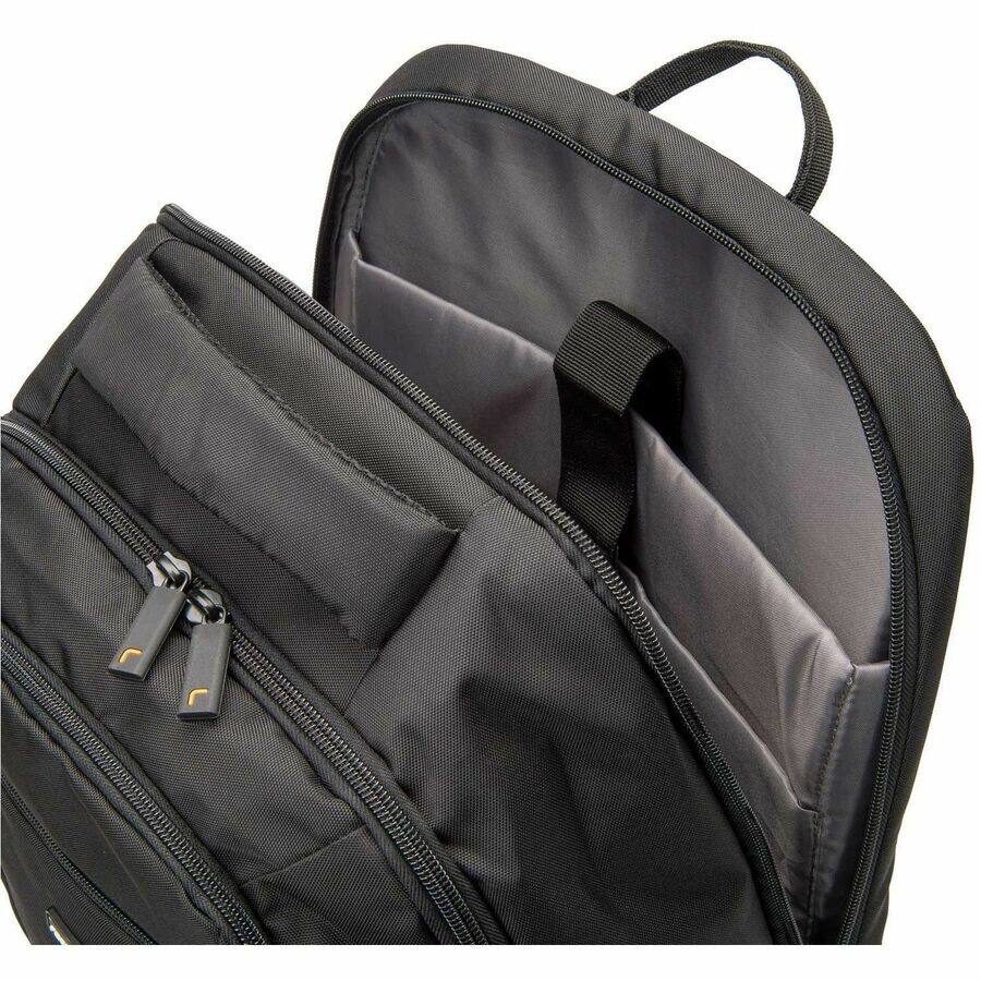 Alt View 1. Rocstor - Rocstor MetroPro Rugged Carrying Case (Backpack) for 13" to 17" Apple, HP, Lenovo, Microsoft, Dell Notebook - Black - Black.