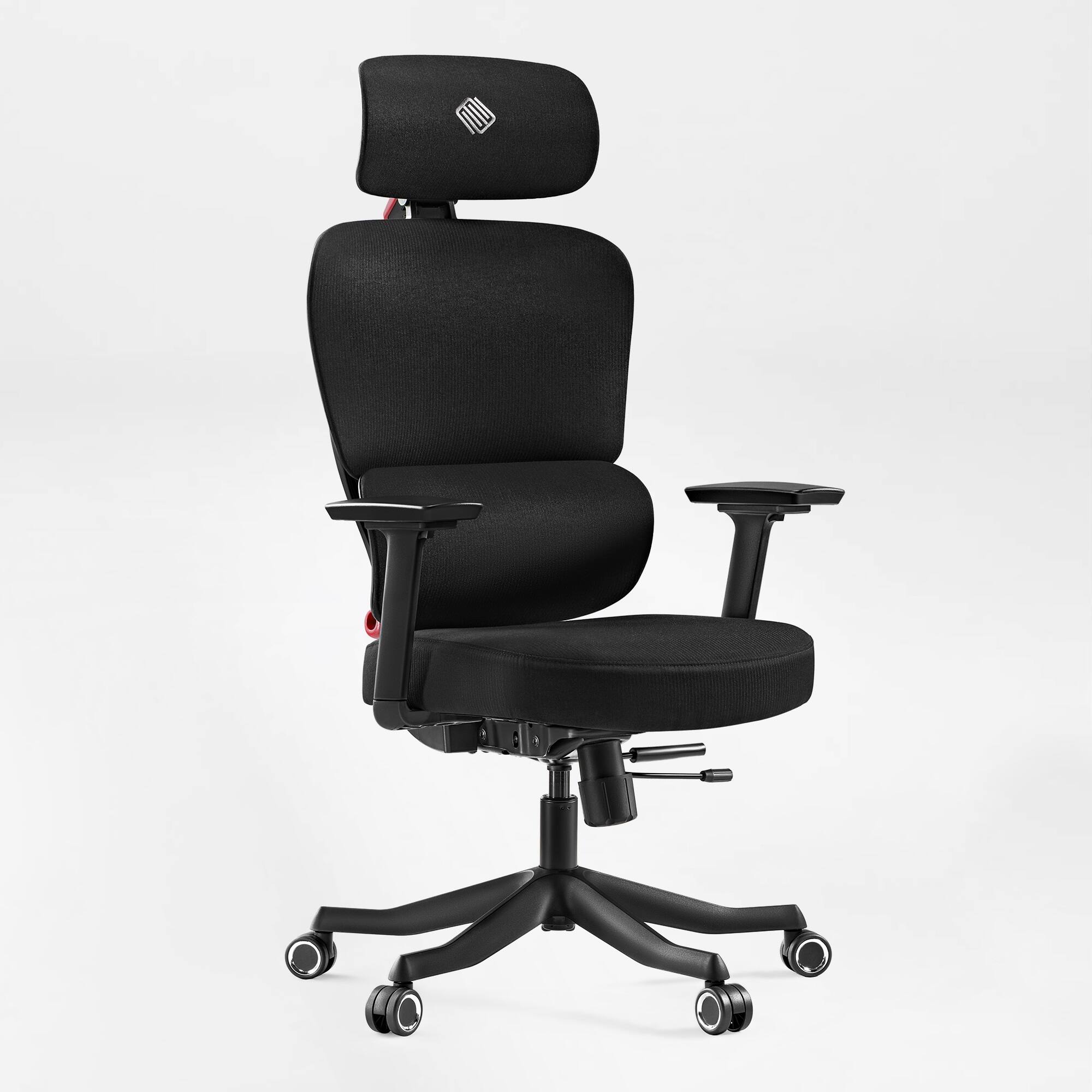 Angle. Eureka Ergonomic - Ergonomic Gaming Chair with Adjustable Lumbar Support - Red.