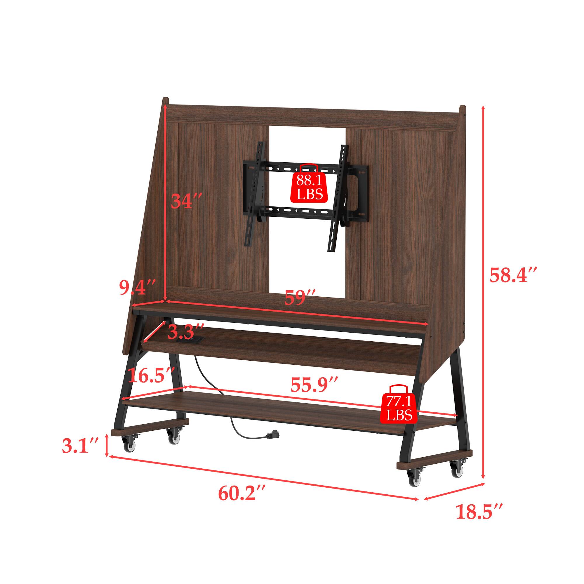The text on the image reads: "34" 88.1 LBS 9.4" 59" 58.4" 3.3" 16.51 55.9" 77.1 LBS 3.1" 60.2" 18.5". This text is grouped and corrected as follows:

34" 88.1 LBS 9.4" 59" 58.4" 3.3" 16.51 55.9" 77.1 LBS 3.1" 60.2" 18.5"

The corrected text is: "34" 88.1 LBS 9.4" 59" 58.4" 3.3" 16.51 55.9" 77.1 LBS 3.1" 60.2" 18.5".
