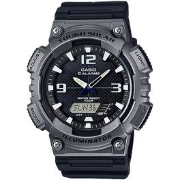 Casio - Men's Sport Watch with Red Accents - AQ-S810W-1A4V - Black