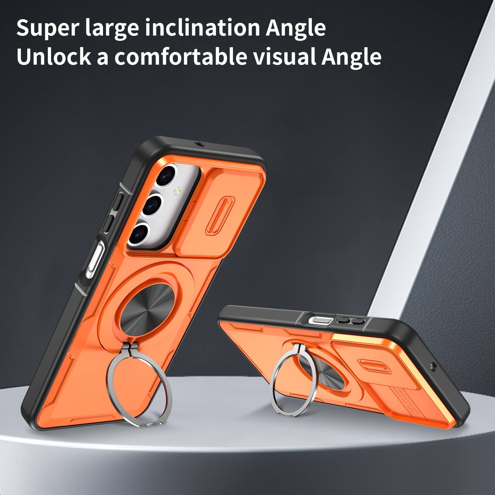 Super large inclination Angle  
Unlock a comfortable visual Angle