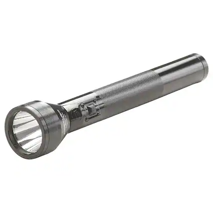 Front. Streamlight - Streamlight 20703 SL-20L 450-Lumen Full Size Rechargeable LED Flashlight - Black.