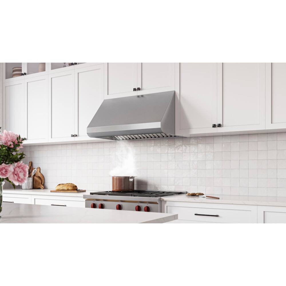 Alt View 10. Broan - Broan 650 Max Blower 30-Inch Canopy Range Hood - Stainless Steel.