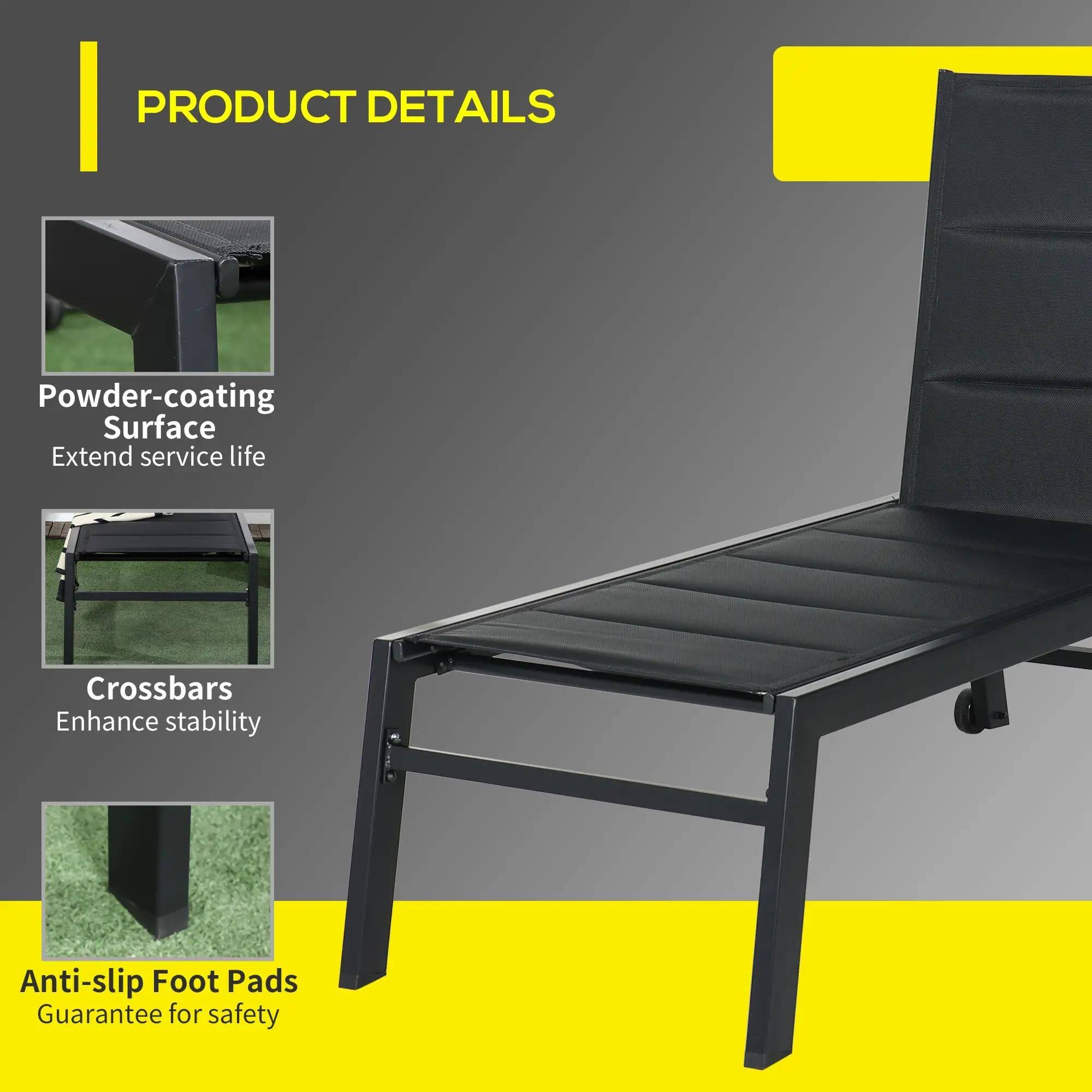 PRODUCT DETAILS

Powder-coating Surface
Extend service life

Crossbars
Enhance stability

Anti-slip Foot Pads
Guarantee for safety