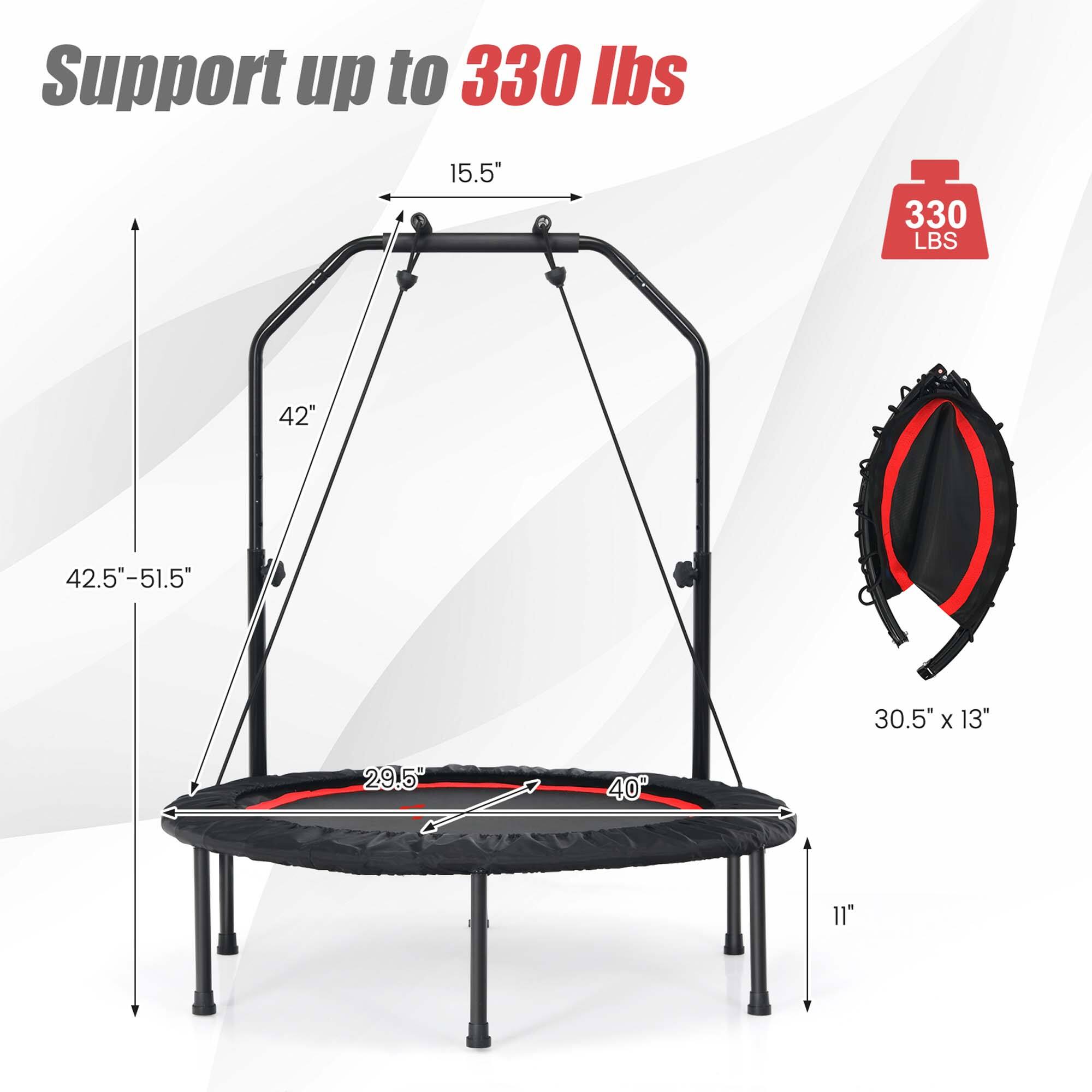 Support up to 330 lbs

- 15.5"
- 42"
- 42.5" - 51.5"
- 29.5"
- 40°
- 11"
- 30.5" x 13"
- 330 LBS